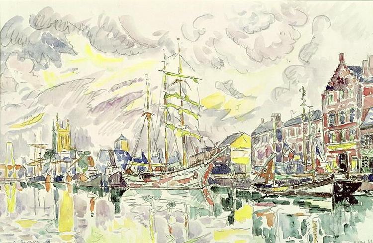 Paul Signac Fecamp oil painting image